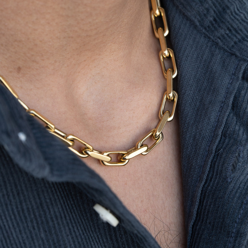 Bold Links Unisex Chain Necklace