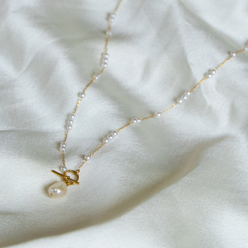 ISHARYA | Pearl Drop Necklace