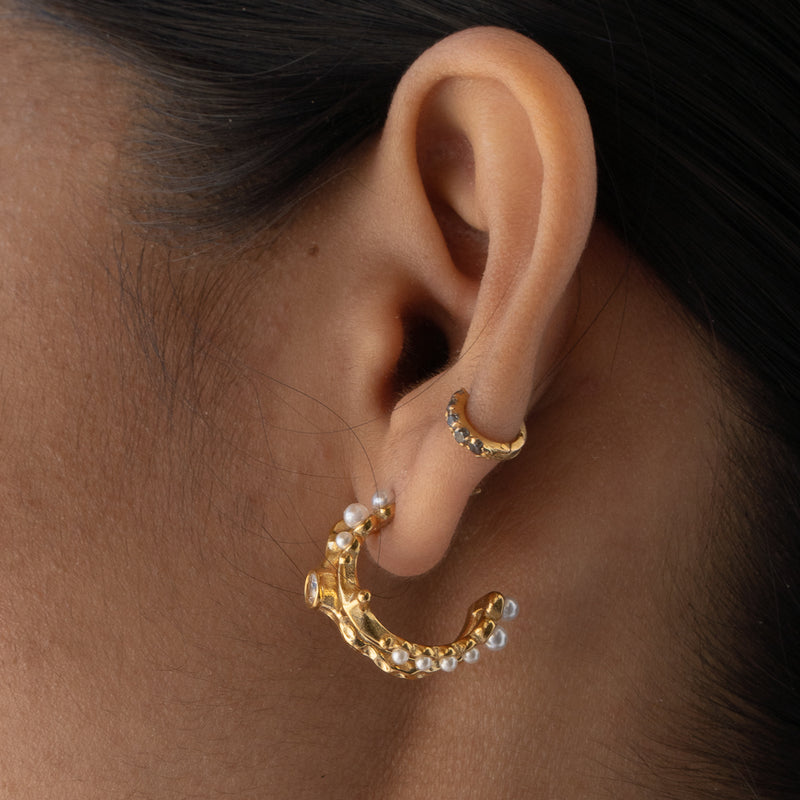 Nina Hoop Earrings