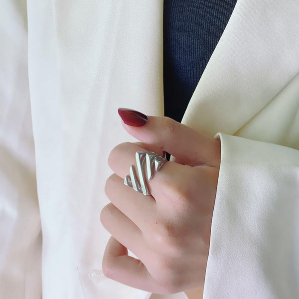 Mirage Unisex Rings - Set of 2
