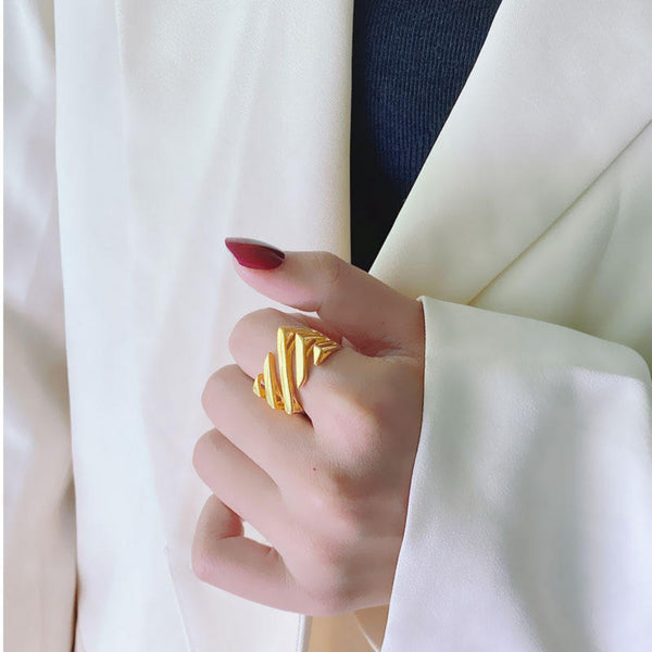 Mirage Unisex Rings - Set of 2