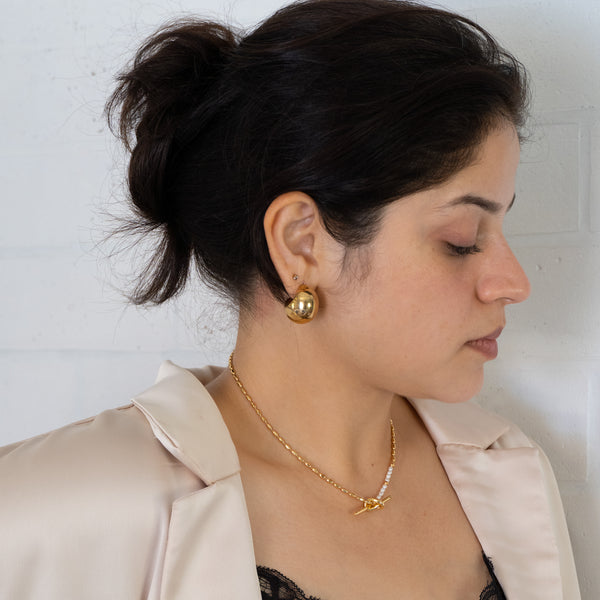Golden Radiant Studs