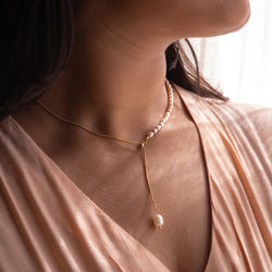 La Perle Royale - Adjustable Pearl Necklace