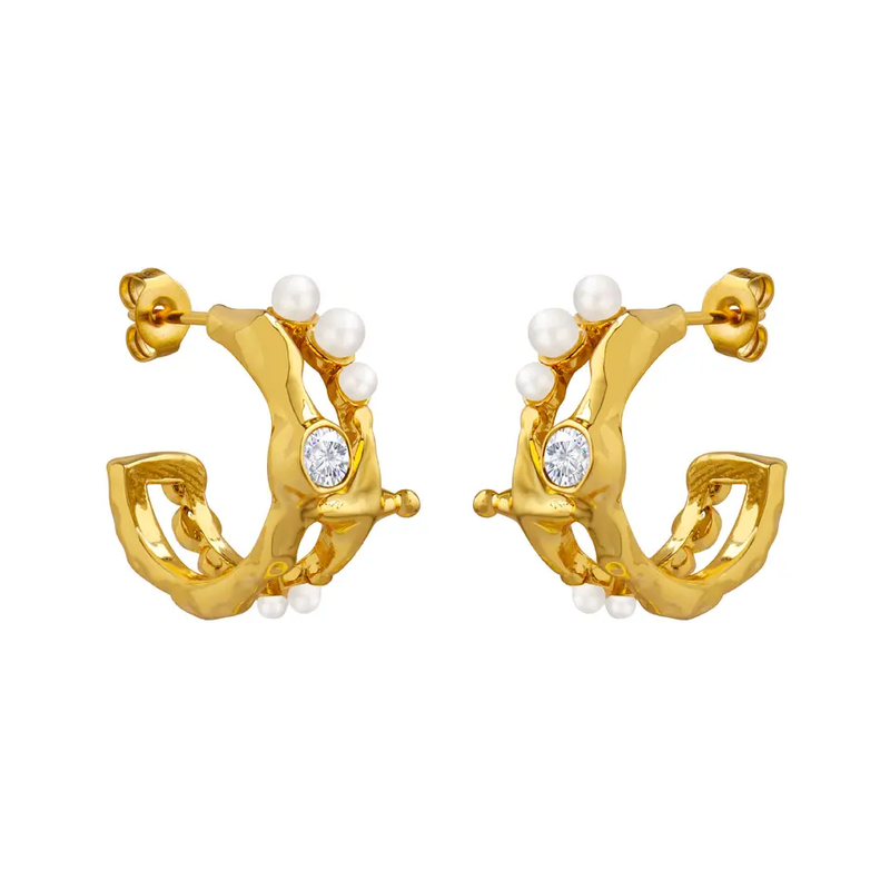 Nina Hoop Earrings