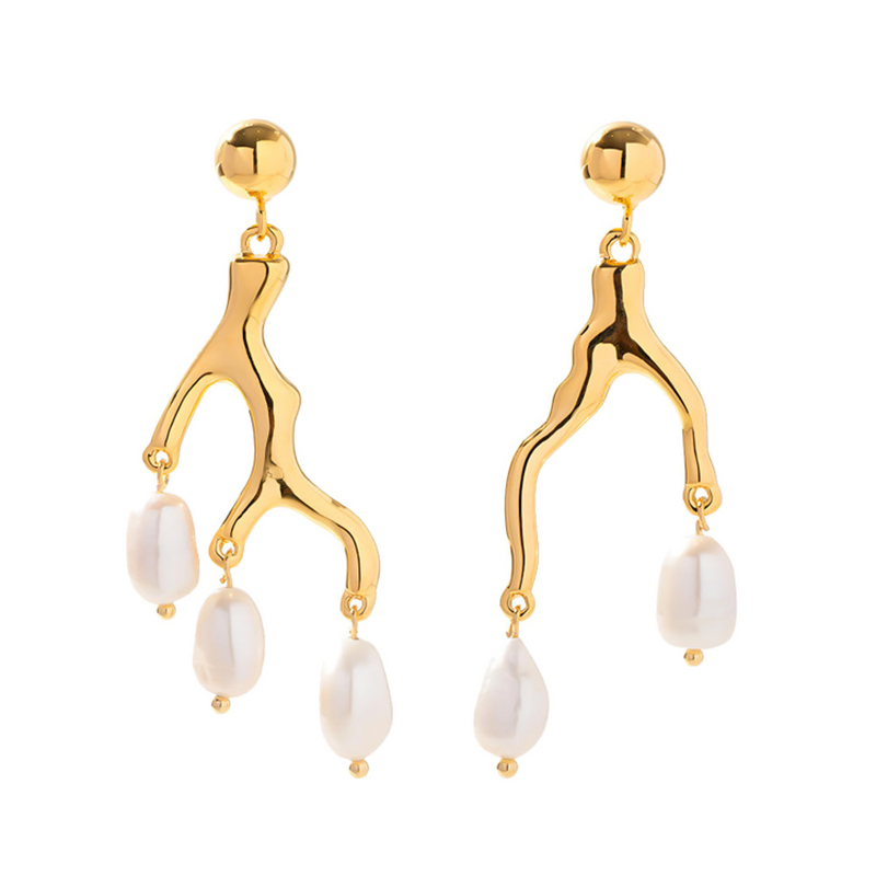 Gloria Pearl Dangler Earrings