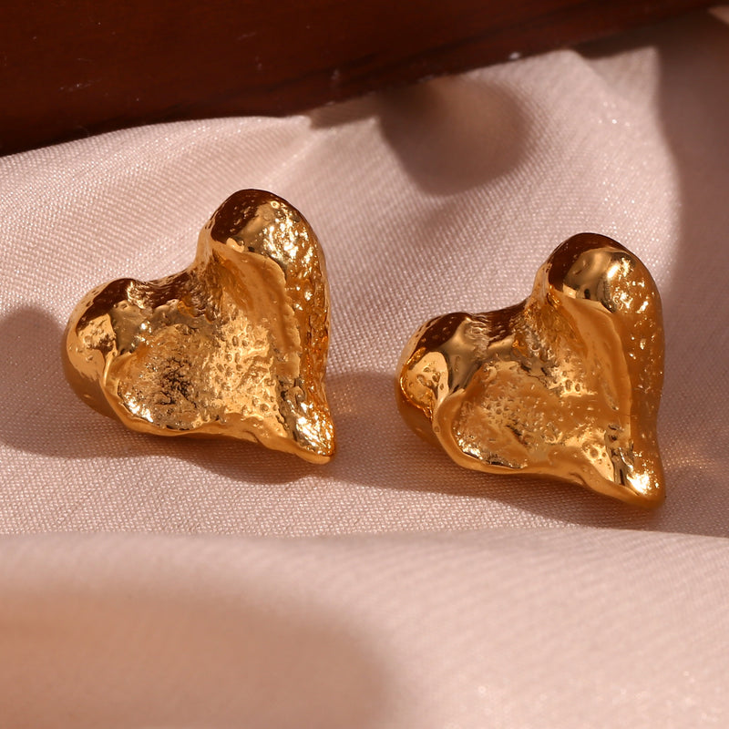 Golden Sweetheart Earrings