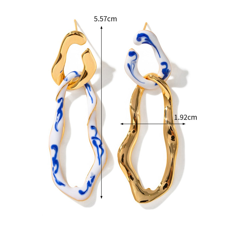 Kintsugi Dangler Mismatch Multiway Earrings