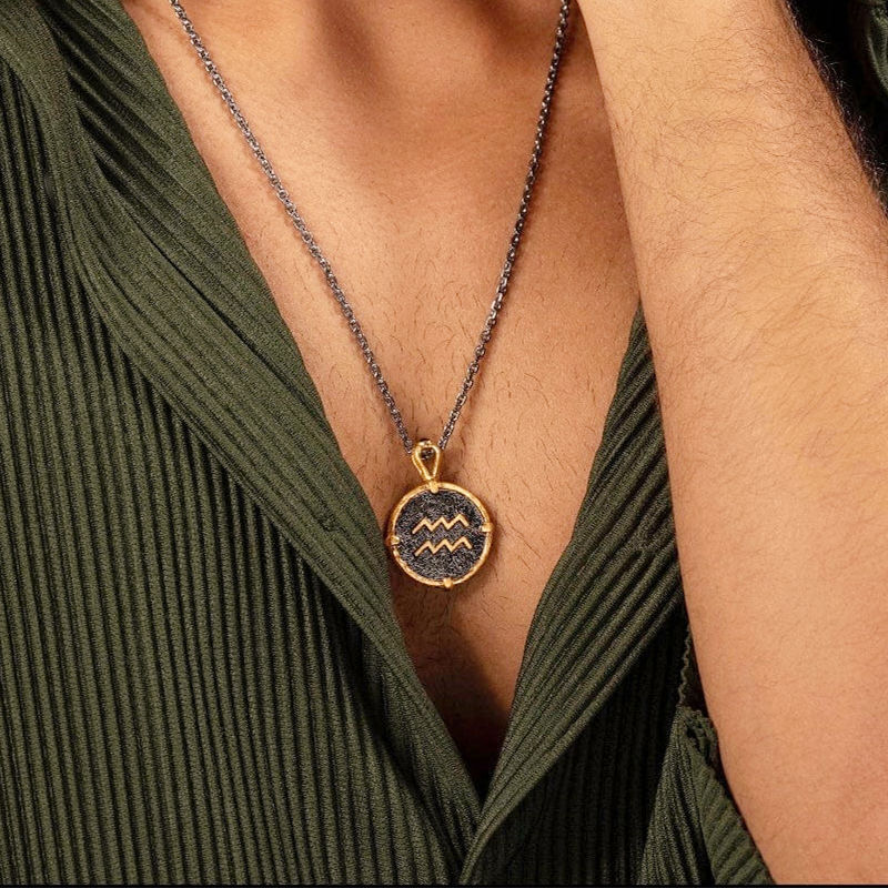 Zodiac Noir Men's Necklace