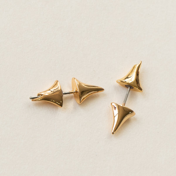 Golden Thorn Unisex Studs