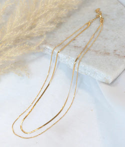 Dual Chain Necklace by FASHKA