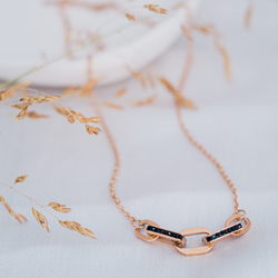 Link Me Up Necklace by FASHKA, product photo shoot.