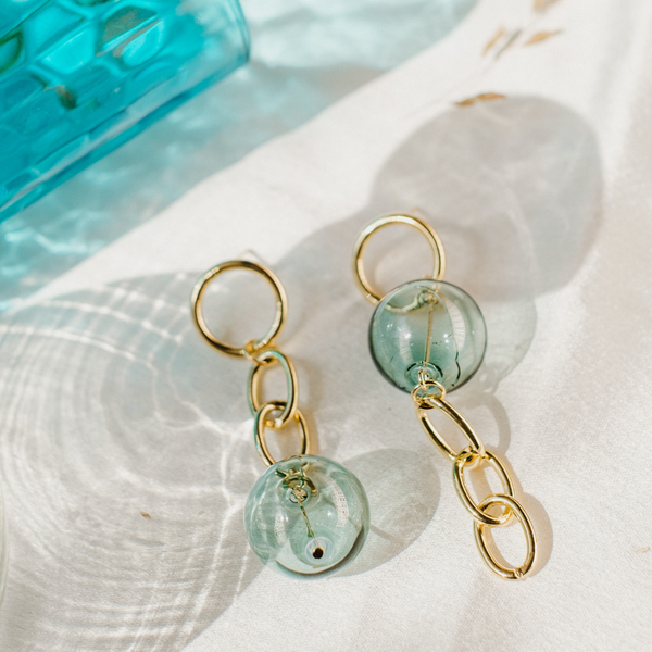 Quirky Mismatched Dangle Earrings by FASHKA