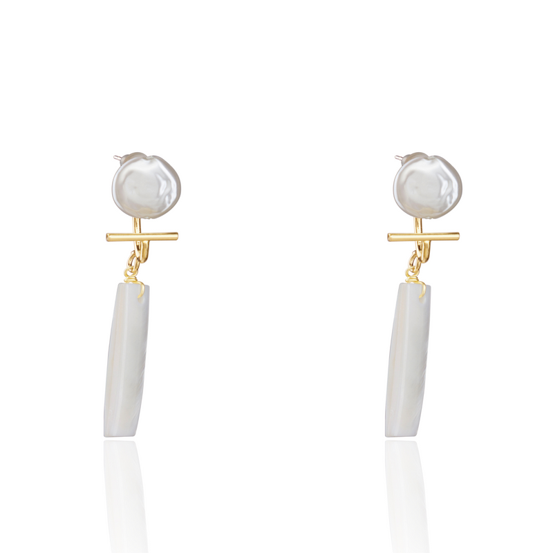 Pearl Nova Dangler Earrings