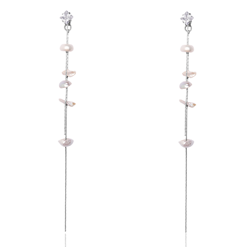 Poise Drop Multiway Dangler Earrings | Background Image