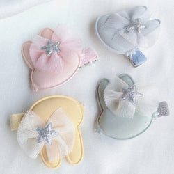 Bunny Bow Hair Clips