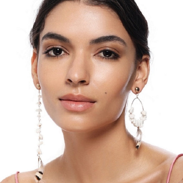 Uneven Boho Mismatched Dangle Earrings