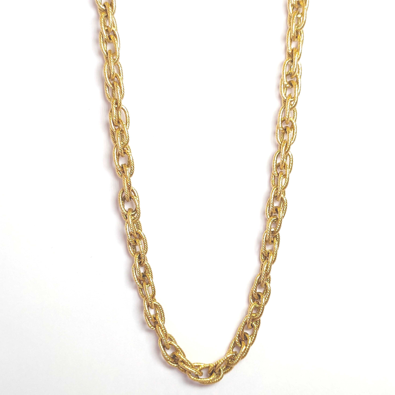 Cross Link Unisex Chain Necklace