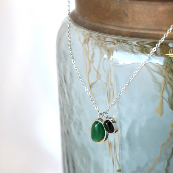 Mismatch Love Silver Necklace
