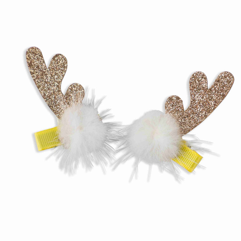 Reindeer Tale Hair Pins. Set of 2.