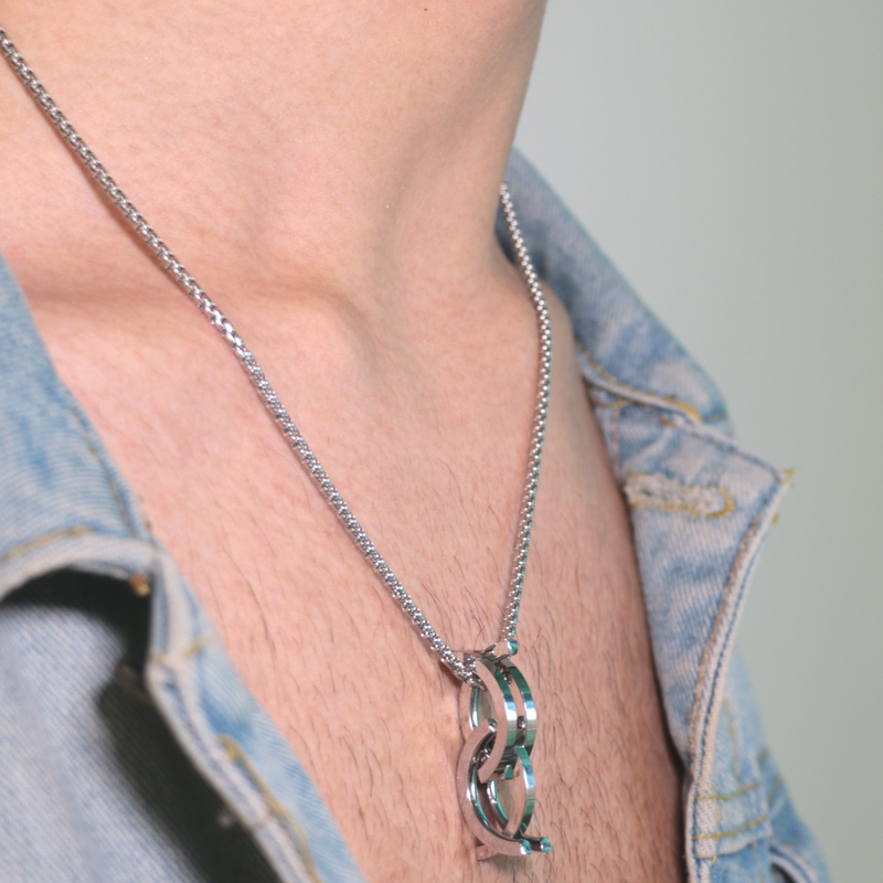 Power Look Multiway Unisex Necklace & Ring