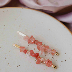 Strawberry Delight Hair Pins - Set of 2