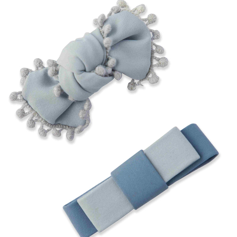 Blue Beauty Hair Clips. Set of 2.