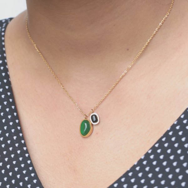 Mismatch Love Golden Necklace