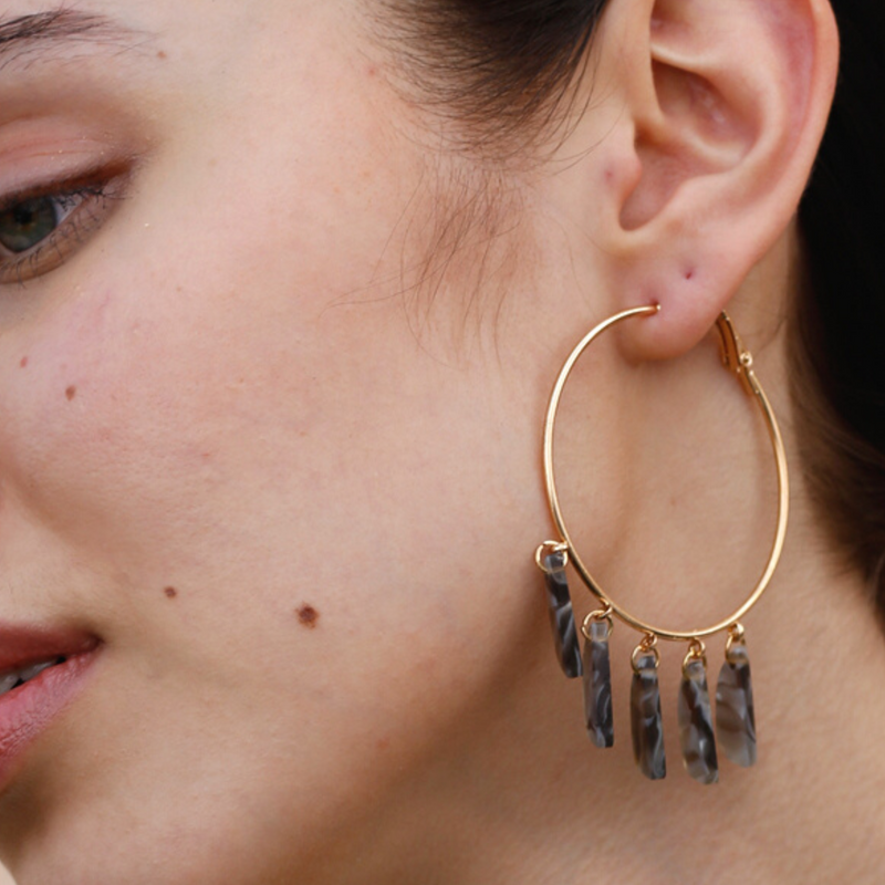 The Hoop Drama Earrings